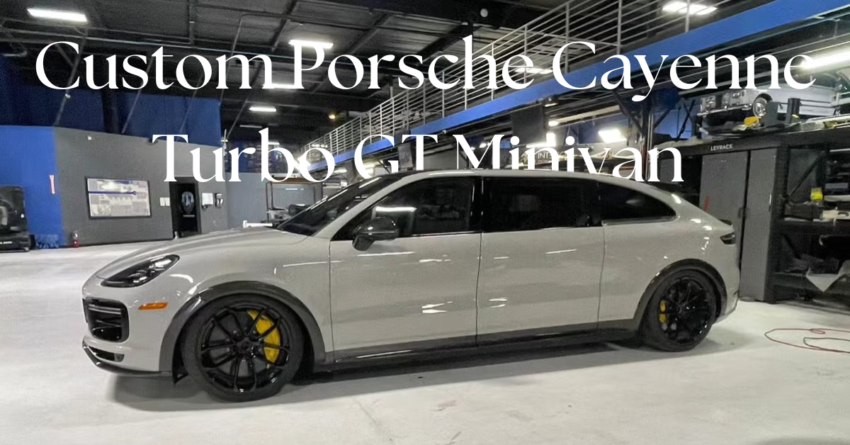 Mark Zuckerberg Commissions a Custom Porsche Cayenne Turbo GT Minivan for His Wife